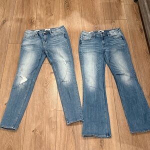Vigoss Light and Dark Blue Straight and boot cut Jeans